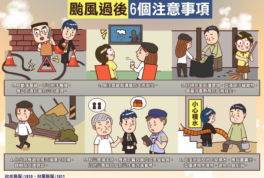 颱風過後-六招SOP